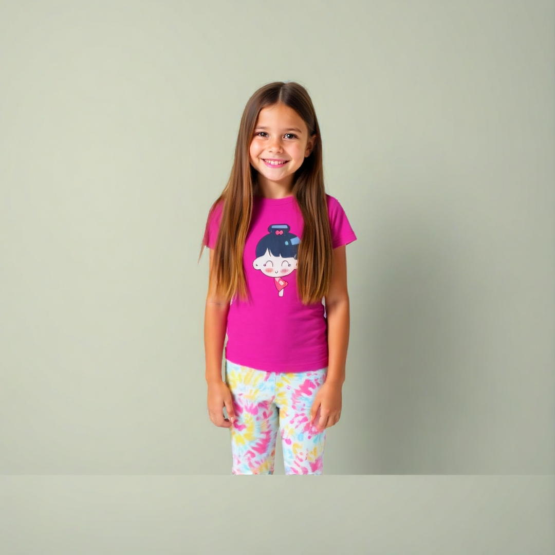 Conjunto niña Calza y remera Sport